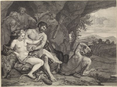 Paisagem com Hércules e Omphale de Matthijs Pool