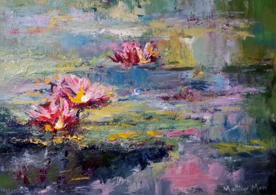 Os nenúfares impressionistas de Matthys Moss