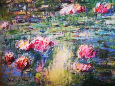 Nenúfares vibrantes de Matthys Moss