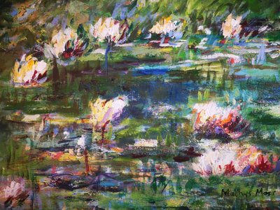 Nenúfares vibrantes de Matthys Moss