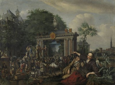Espetáculo de teatro ao ar livre de Matthys Naiveu