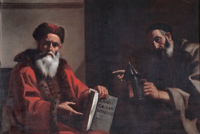 Diógenes e Platão de Mattia Preti