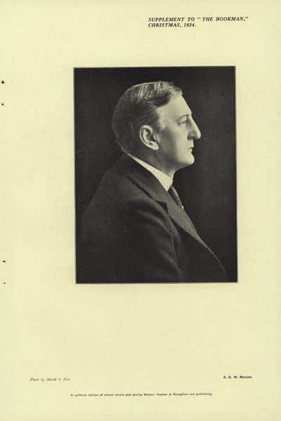 Portrait of A E W Mason  de Maull and Fox