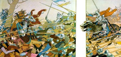 Ilustração para o livro La Vie de Jeanne d