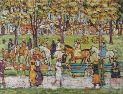 Central Park, c.1914-15 de Maurice Brazil Prendergast