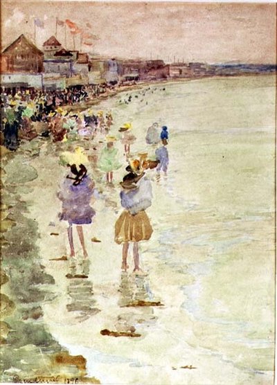 Praia do Crescente de Maurice Brazil Prendergast