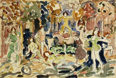 Figuras de dança, c.1910-13 de Maurice Brazil Prendergast
