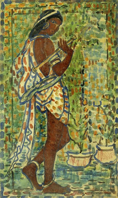Dançarino Hindu, c.1910-1913 de Maurice Brazil Prendergast