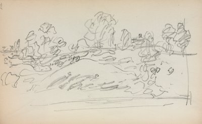 Sketchbook italiano: Landscape page 202, 1898-1899. de Maurice Brazil Prendergast