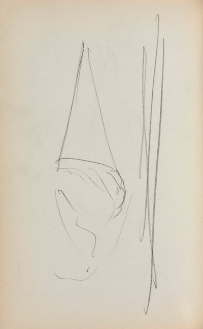 Sketchbook italiano: Vela página 69, 1898-1899. de Maurice Brazil Prendergast