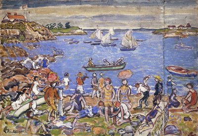 Perto de Gloucester, de Maurice Brazil Prendergast