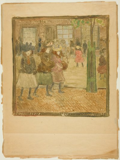 Cena de rua de Maurice Brazil Prendergast