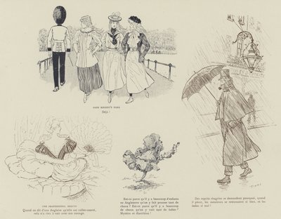 Ilustração para a vida de Londres por Marte de Maurice Charles Mathieu Bonvoisin
