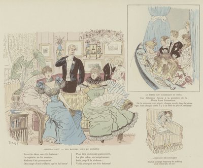 Ilustração para a vida de Londres por Marte de Maurice Charles Mathieu Bonvoisin