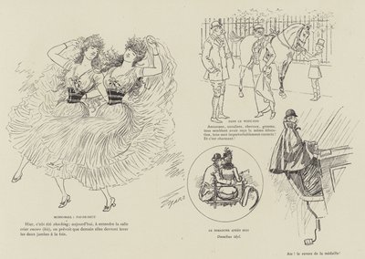 Ilustração para a vida de Londres por Marte de Maurice Charles Mathieu Bonvoisin