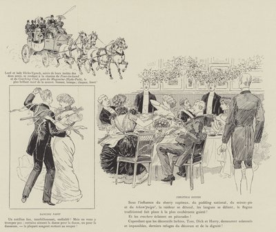Ilustração para a vida de Londres por Marte de Maurice Charles Mathieu Bonvoisin