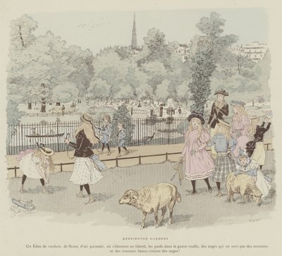 Ilustração para a vida de Londres por Marte de Maurice Charles Mathieu Bonvoisin