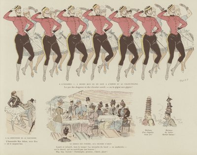 Ilustração para a vida de Londres por Marte de Maurice Charles Mathieu Bonvoisin