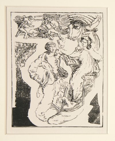 Os vendedores ambulantes de La Pensee; Camelot e papel, p. 29 de Maurice Delcourt