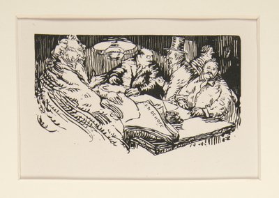 Les camelots de la Pensee, ilustração, p. 47 de Maurice Delcourt