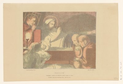Adoração da Criança Cristo
Natividade (título sobre o objecto) de Maurice Denis