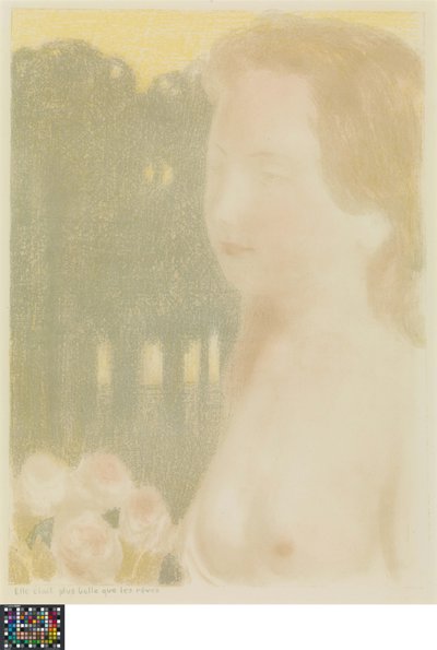 Ela vem mais bela do que os sonhos, da série Amour de Maurice Denis
