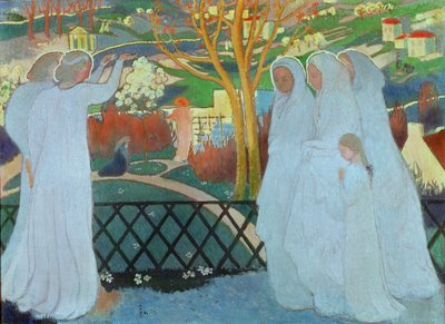 Mulheres Santas no Túmulo, 1894 de Maurice Denis