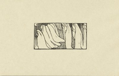 Ilustração para poema da colecção de poesia Sagesse de Paul Verlaine
Essaie de bois gravé pour Sagesse
L