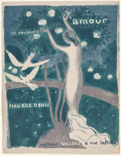 Amor: Capa Amor: Capa, 1895 publicado em 1911. de Maurice Denis