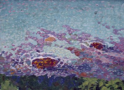 Costa Oceânica (óleo sobre papel) de Maurice Denis