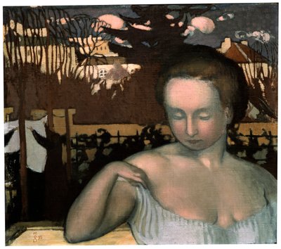 Retrato da esposa do artista, 1893. de Maurice Denis