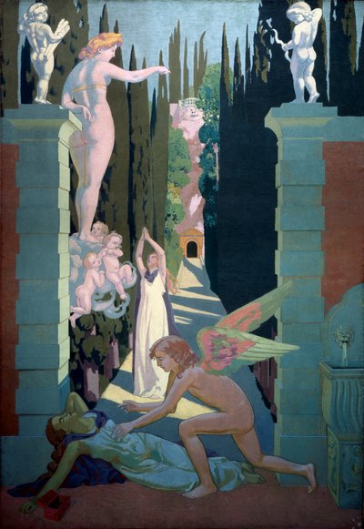 A História da Psique Painel quatro. A Vingança de Vênus, 1908. de Maurice Denis