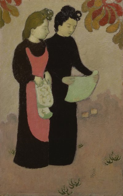 The Two Sisters, 1892 (painel) de Maurice Denis