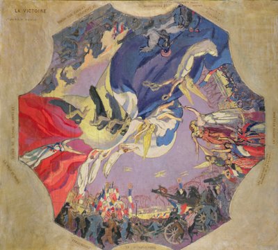 A Vitória de 1918 (óleo sobre tela) de Maurice Denis