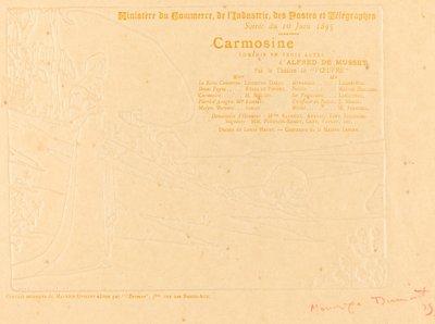 Carmoisina de Maurice Dumont