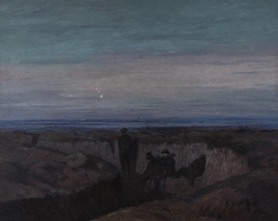 Amanhecer na Trincheira de Ouse, 1918 de Maurice Galbraith Cullen