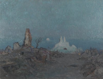 A estrada afundada, Hangard, 1918 de Maurice Galbraith Cullen