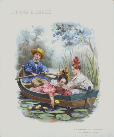 Náutica, trajes de 1830 (chromolitho) de Maurice Leloir