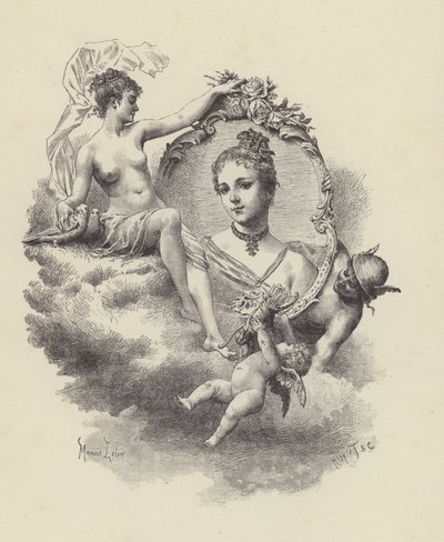 Ilustração para Manon Lescaut (gravura) de Maurice Leloir