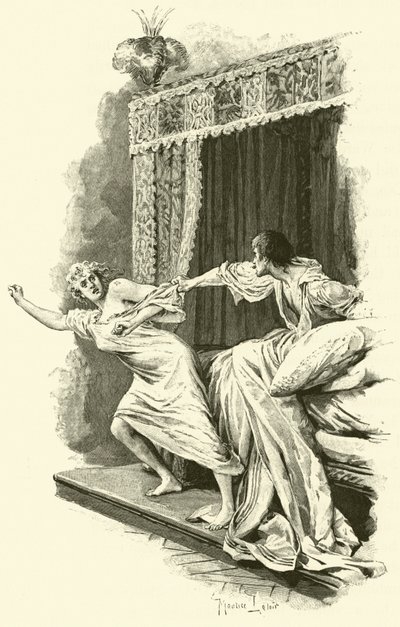 Ilustração para Os Três Mosqueteiros (gravura) de Maurice Leloir