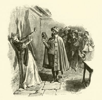 Ilustração para Os Três Mosqueteiros (gravura) de Maurice Leloir