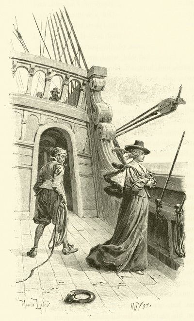 Ilustração para Os Três Mosqueteiros (gravura) de Maurice Leloir
