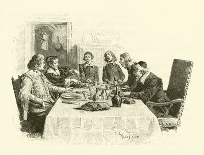 Ilustração para Os Três Mosqueteiros (gravura) de Maurice Leloir