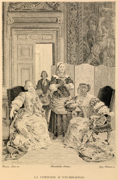 A Condessa de Escarbagnas de Molière de Maurice Leloir