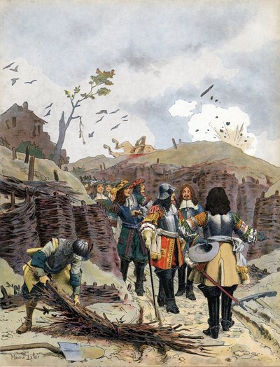 Luís XIV, conhecido como Le Roi-Soleil (Rei Soleil ou Luís o Grande de Maurice Leloir