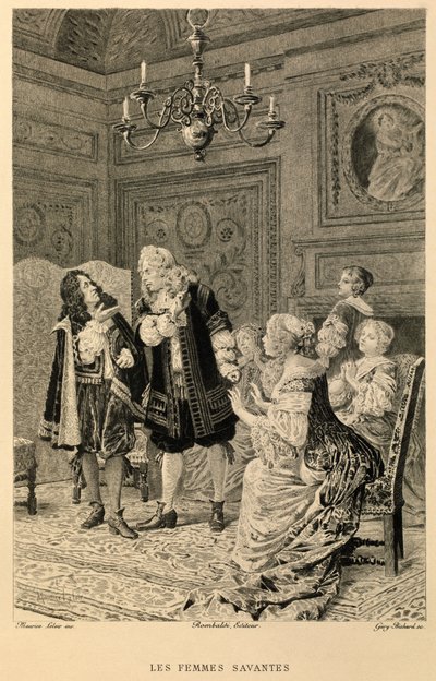 As mulheres sábias de Molière de Maurice Leloir