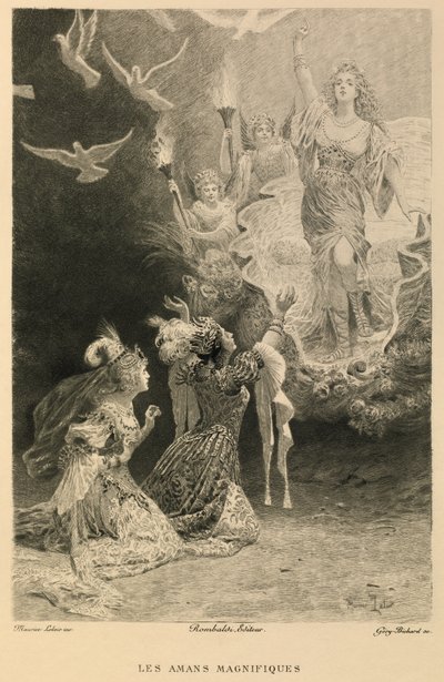Os Amantes Magníficos de Molière de Maurice Leloir