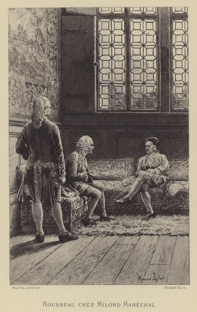 Rousseau visitando Georgel Keith de Maurice Leloir