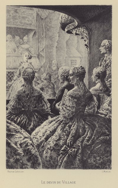 The Village Soothsayer (imprimir) de Maurice Leloir