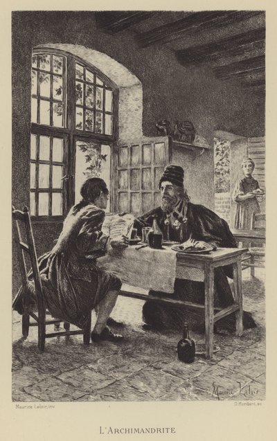 O arquimandrito (gravura) de Maurice Leloir